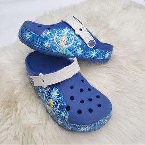 Crocs Light up Frozen Elsa Crocs Juniors 1